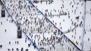 Engadin Skimarathon: Auch Langläuferinnen und Langläufer dürften vom Cyberangriff auf Datasport betroffen sein.