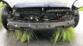 Das Auto des 45-Jährigen wurde beim Unfall beschädigt.