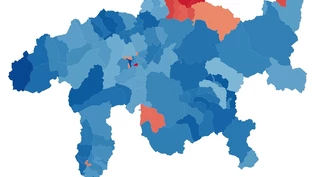 Klosters und Davos waren sich beim Covid-Gesetz uneinig.