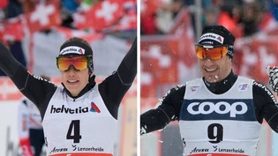 Doppelter Triumph: Vor vier Jahren gewann Laurien Van der Graaff an der Tour de Ski in Lenzerheide den Sprint und Dario Cologna das Distanzrennen.