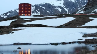 Bald am Ende: Der Turm von Origen auf dem Julierpass soll bis November verschwunden sein . 