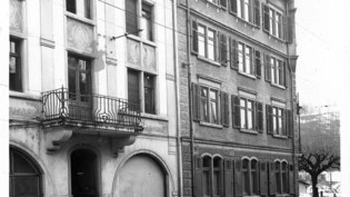 Das ehemalige Hotel Bahnhof 1923: Hier begann die Geschichte der Gemeindestube Schwanden.
