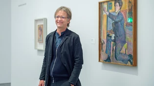 Rundum eine Erfolgsgeschichte: Vor zwei Selbstbildnissen des jungen Alberto Giacometti freut sich der künstlerische Direktor des Bündner Kunstmuseums, Stephan Kunz, über das überaus positive Echo auf seine Ausstellung.  