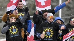 Heimspiel: Die Schweizer Skirennfahrerin Juliana Suter durfte sich 2022 in St. Moritz über viel Unterstützung freuen. 