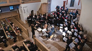 Das Schlusskonzert mit dem Davoser Singwochechor und dem Modulor Quartet fand in der Kirche St. Johann in Davos Platz statt.   
