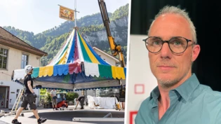 30 Tonnen Material wird für die Sendungen in Näfels benötigt: Bei Tino Zimmermann laufen alle Fäden der Sendung zusammen.