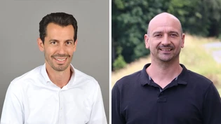 Die beiden Kandidaten: Yves Schlittler (links) und Christoph Zwicky wollen in den Gemeinderat von Glarus Nord.