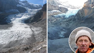 Seit 2006 ist der Bifertenfirn über einen Kilometer kürzer geworden – jetzt ist die Gletscherzunge ganz abgestorben. Gletschervermesser Hanspeter Klauser dokumentiert den Schwund seit Jahren. 