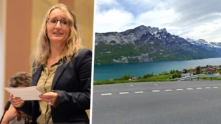 Aussichtspunkt: Liliane Schrepfer setzt sich im Landrat erfolgreich für den Fotospot Sitli in Obstalden ein.