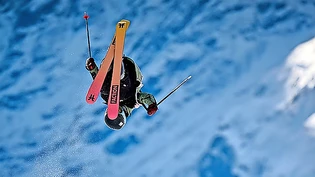 Solche Flugeinlagen werden diese Woche im Snowpark öfter zu sehen sein. 