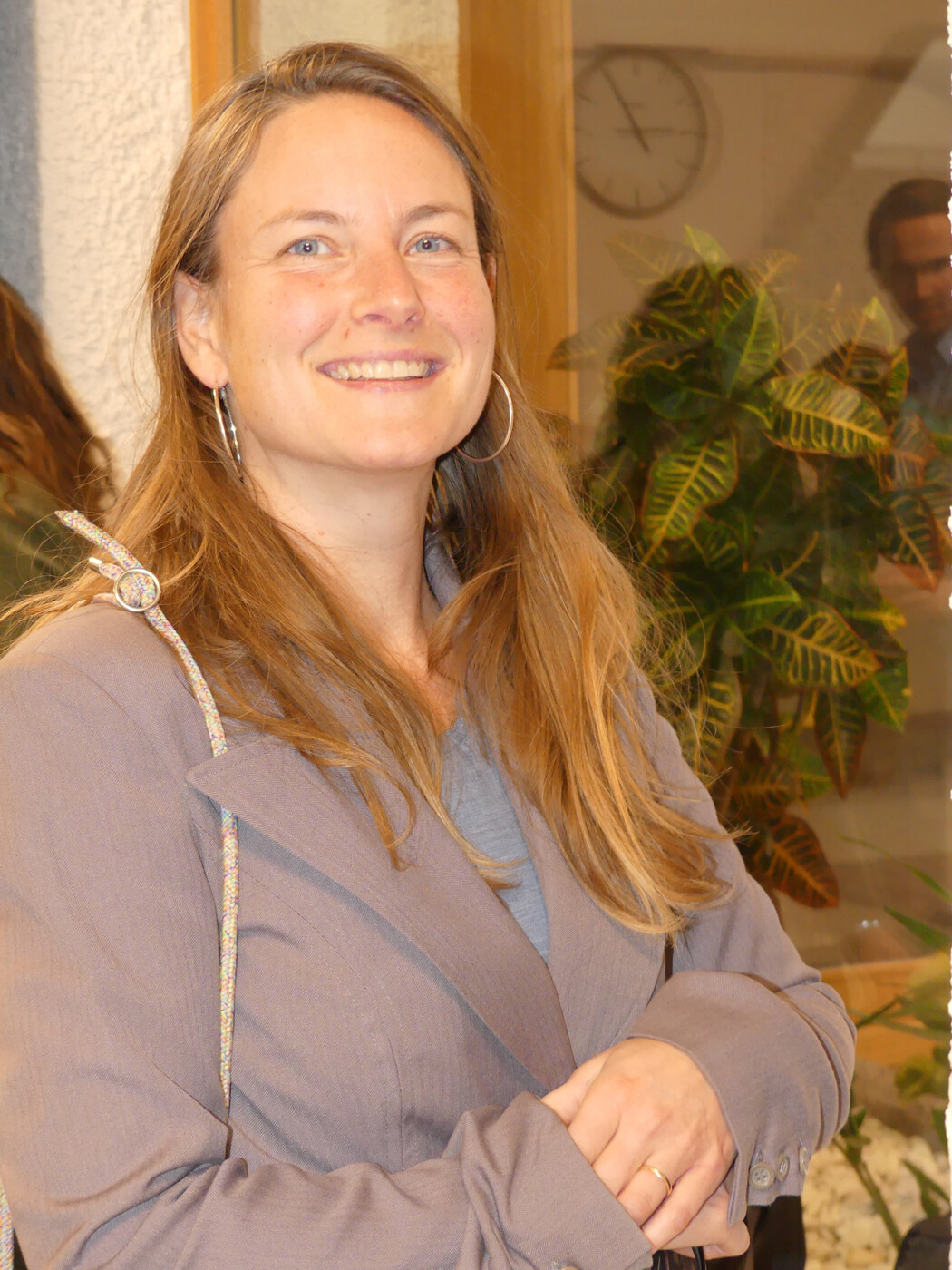 Nicole Keller arbeitet am «Climate Hub Davos». (