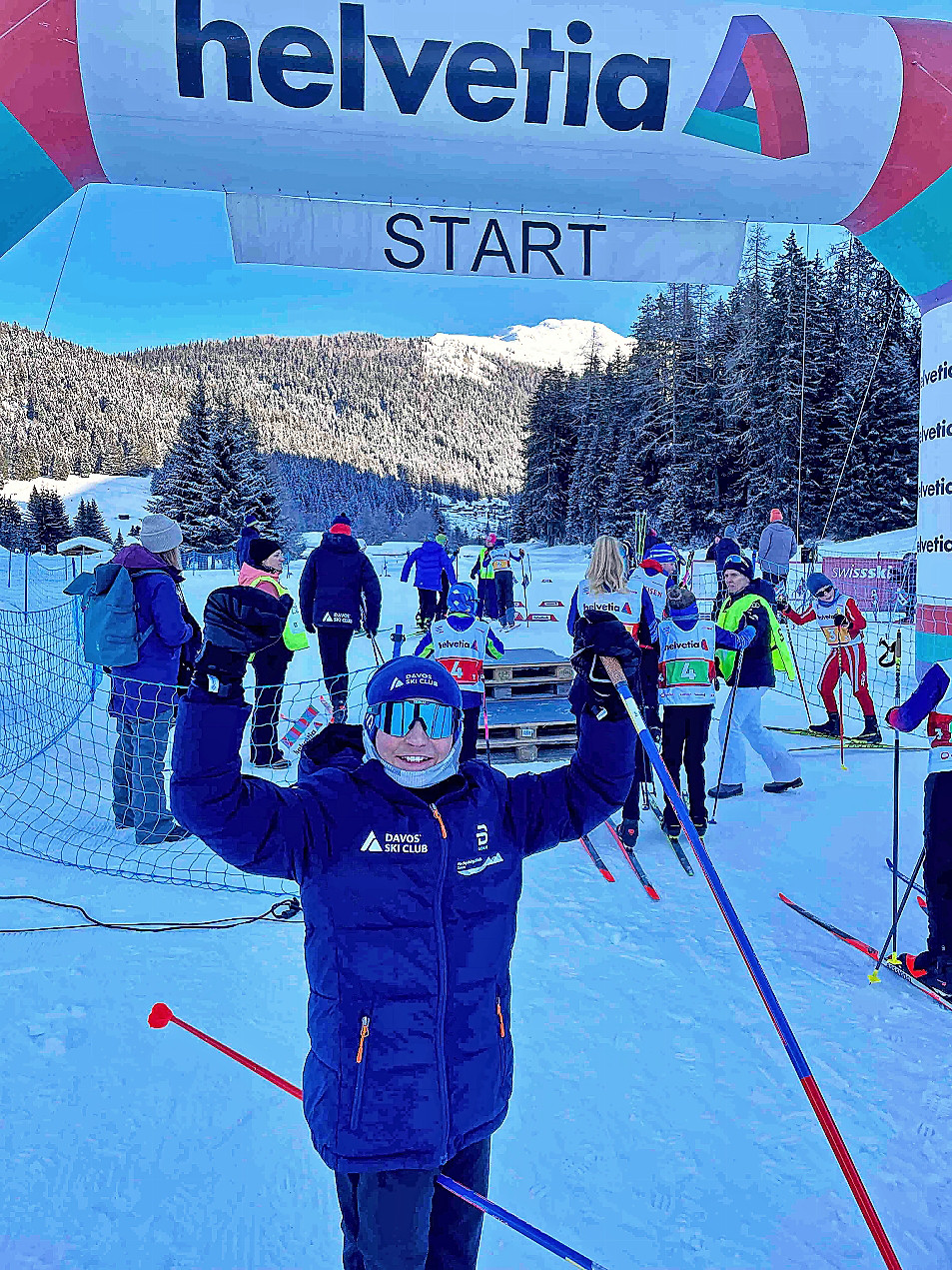 Grosse Freude trotz Kälte.