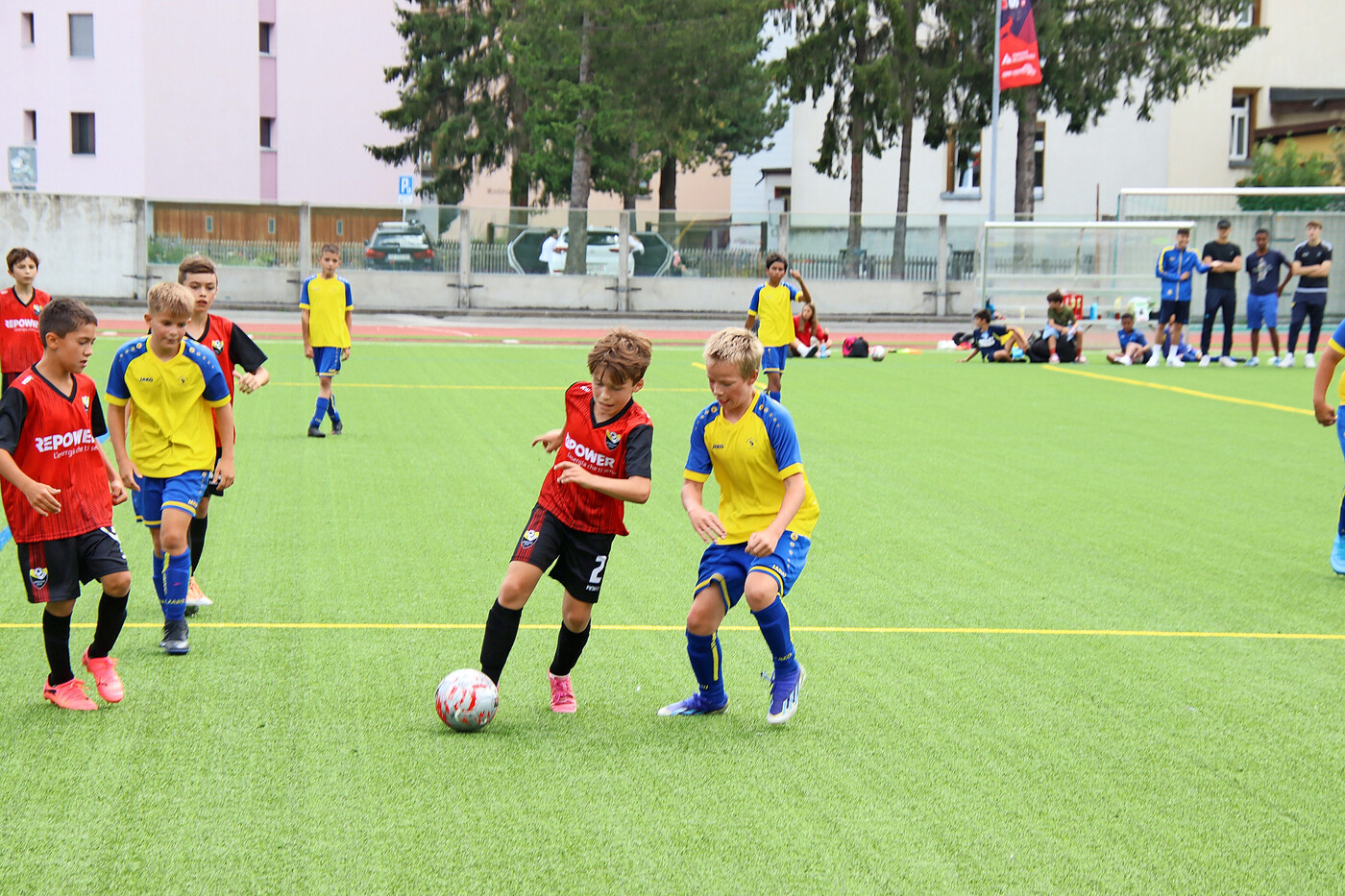 Auch die Da-Junioren (in Gelb-Blau) konnten bisher mehrheitlich überzeugen.  