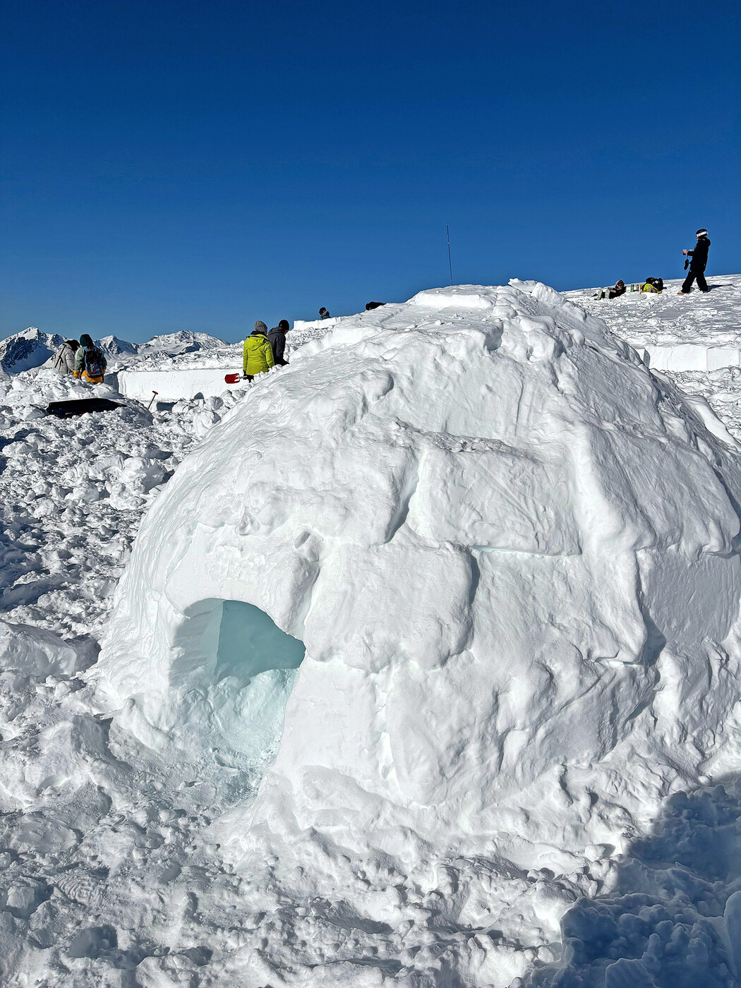 Ob man in diesem Iglu wohl auch hätte übernachten können?