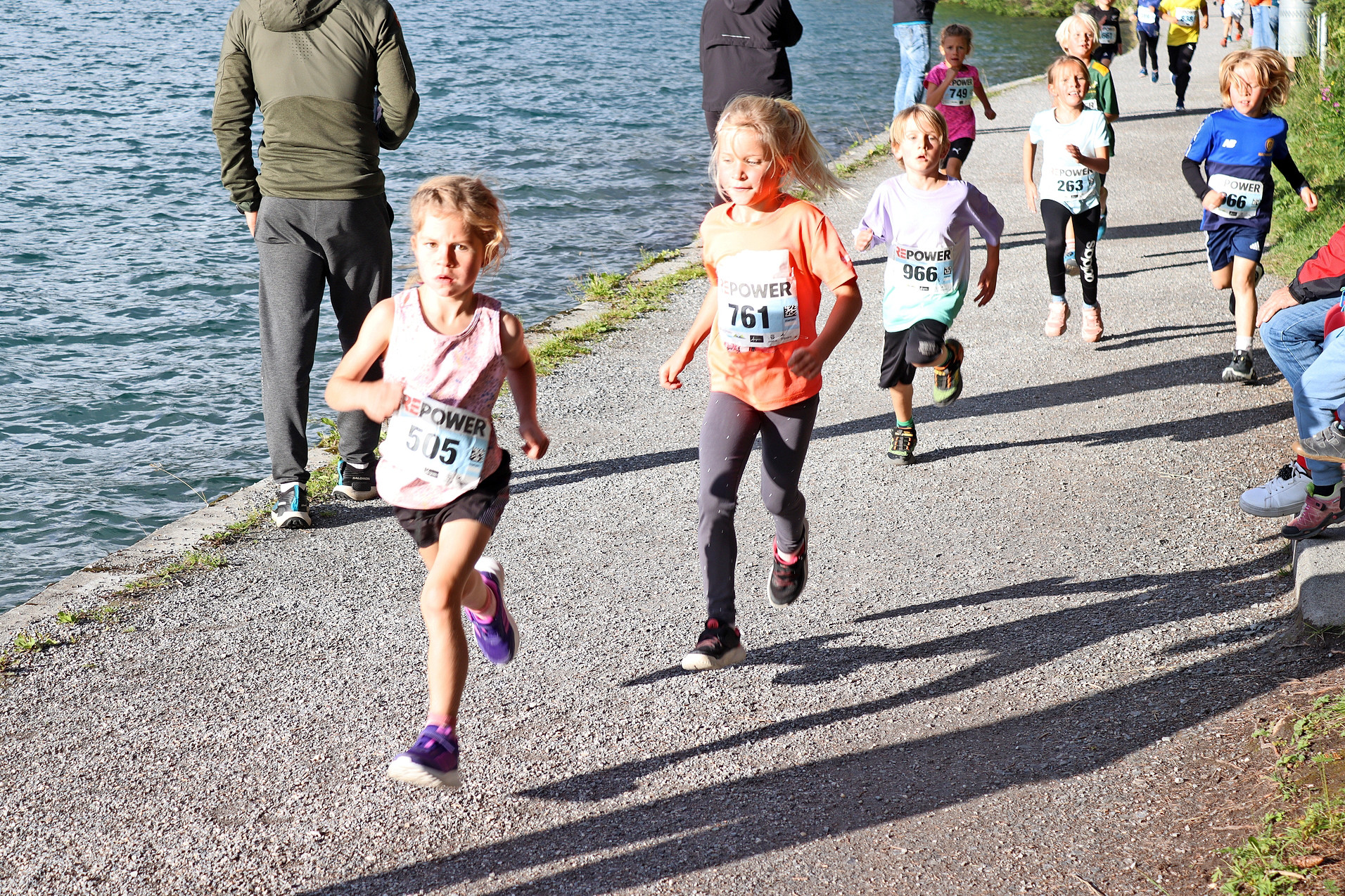 Auch die Jüngsten legten sich wieder voll ins Zeug.  