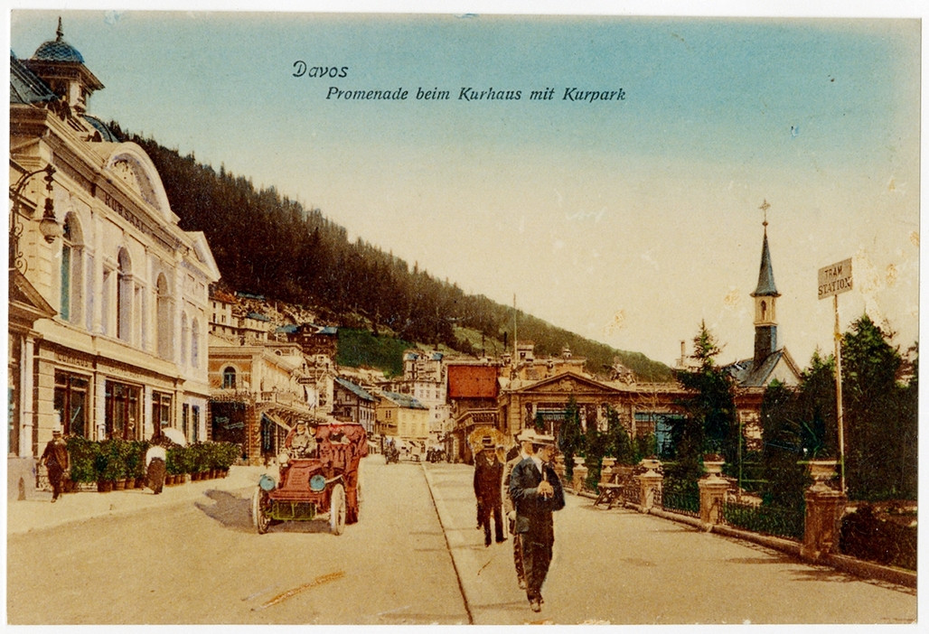 Schon anno-dazumal war die Promenade als Flaniermeile sehr beliebt.
