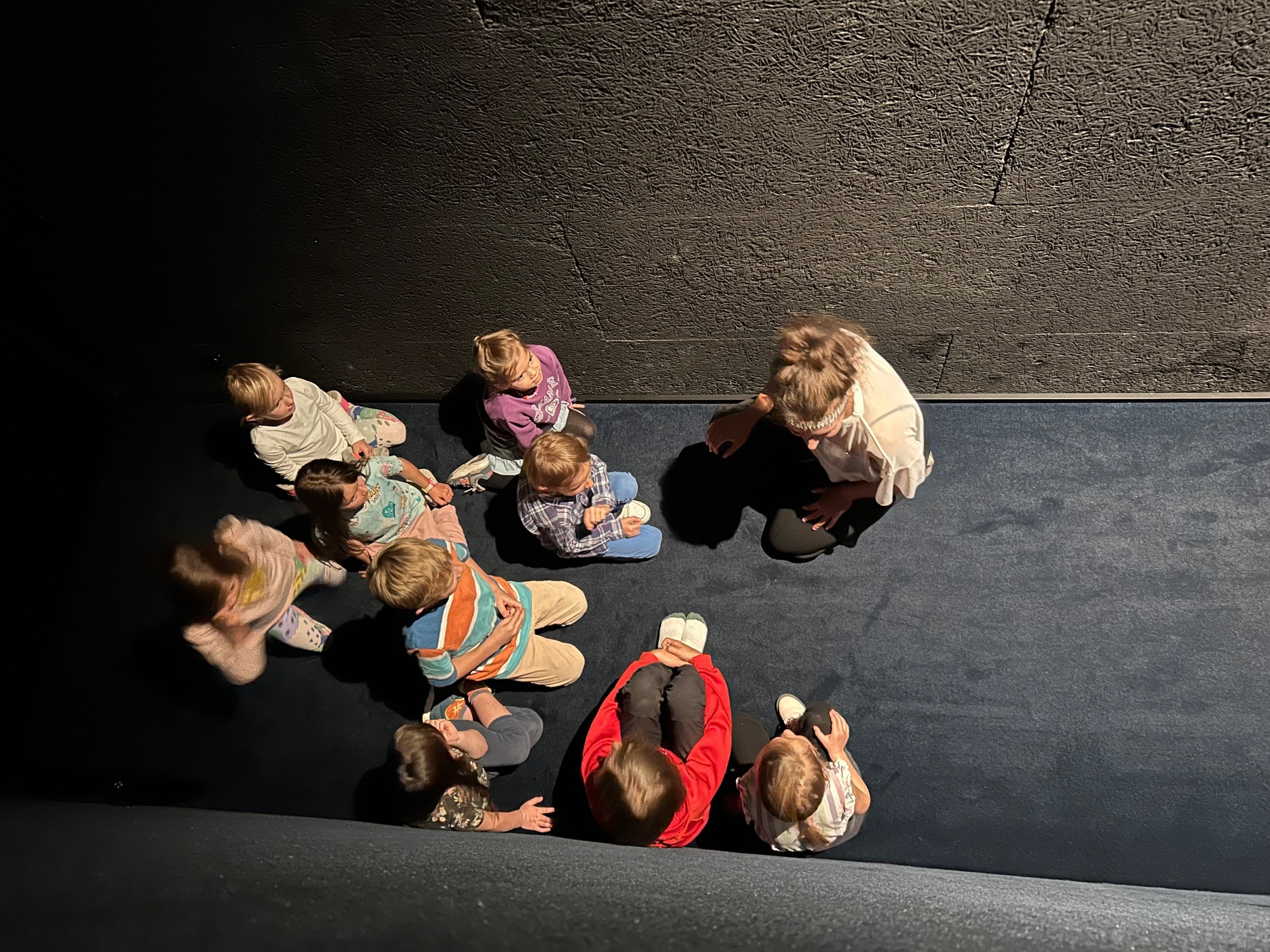 Kinder wurden mit einbezogen.