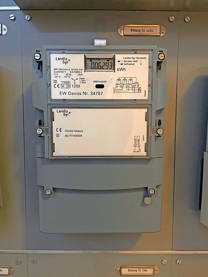 Moderne Smart Meter verfügen über eine digitale Anzeige und können Messdaten verschlüsselt übermitteln.
