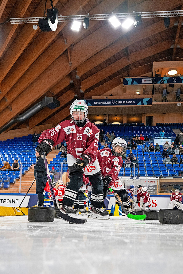 Während des UBS Kids Days.   