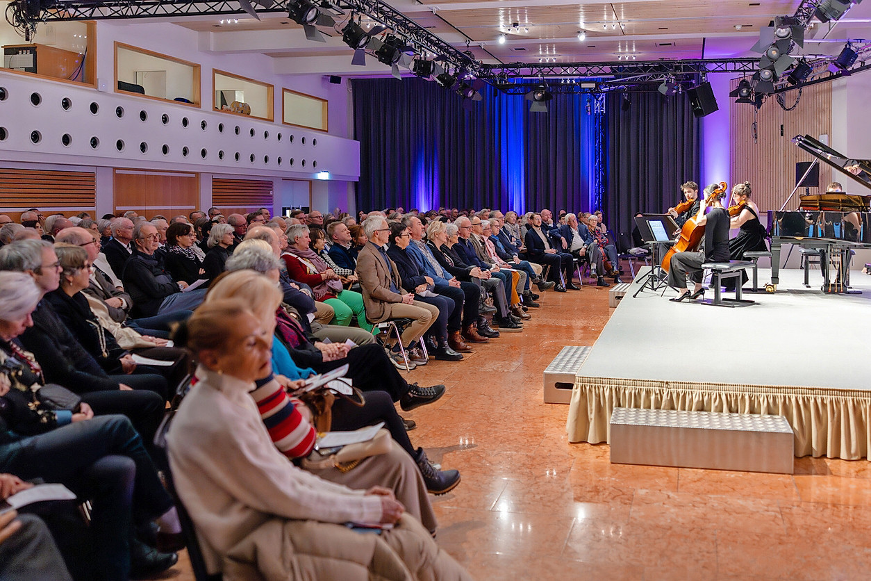 Blick in den Saal Sanada während des Konzerts zum Auftakt des Festivaljahres. 