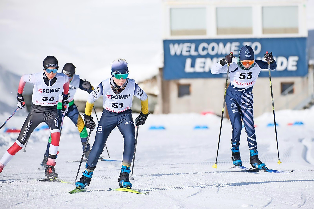 Yanis Larcher (Nr. 51) lief bei den U12-Knaben auf Rang zwei.