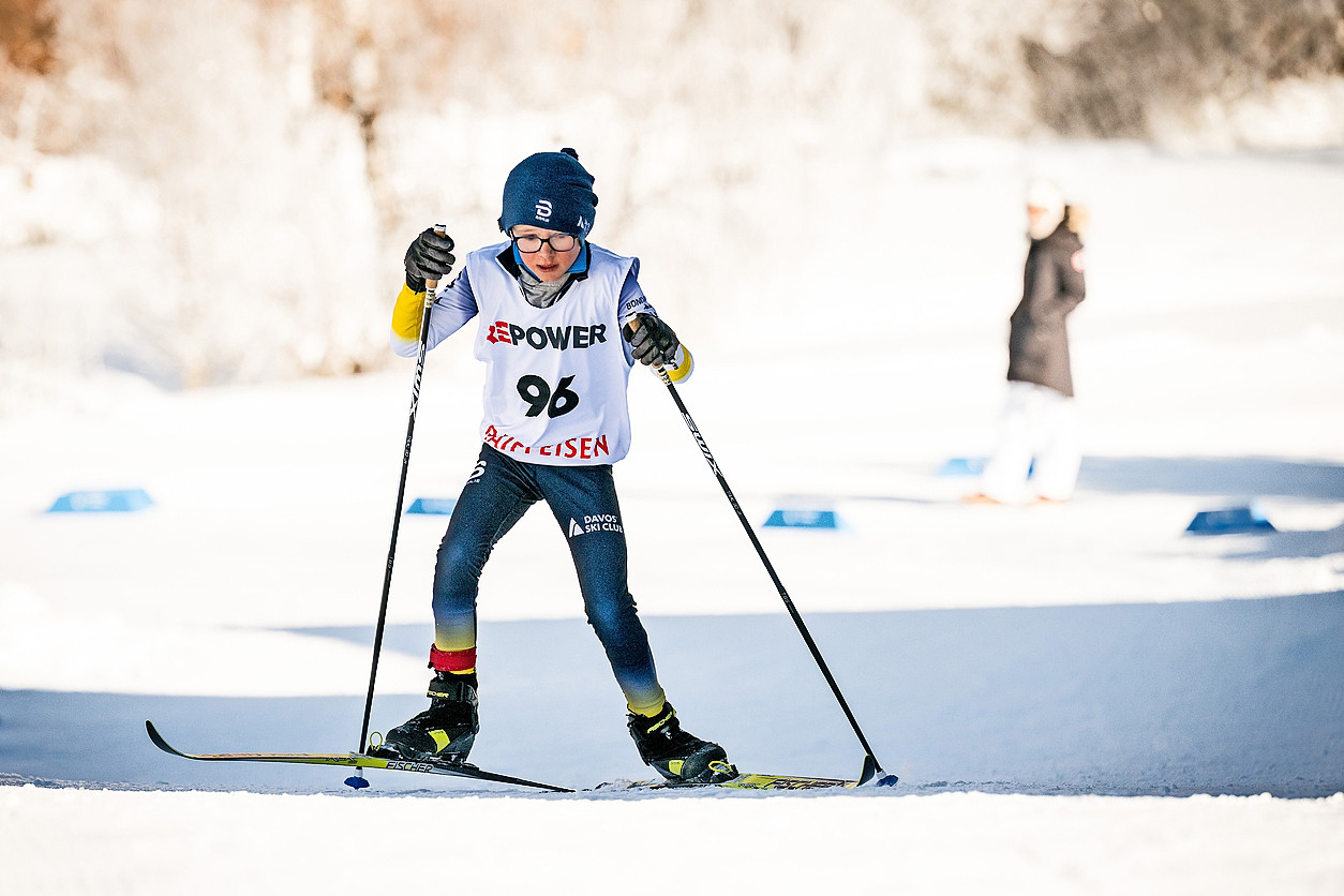 Armando Ambühl unterwegs zu Rang 18 bei den Knaben U12.
